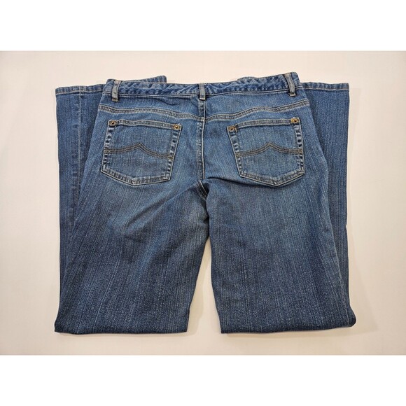 MICHAEL KORS Women's 8 Mid Rise Bootcut Flare Blue Denim Jeans Pants EUC! - Picture 4 of 7